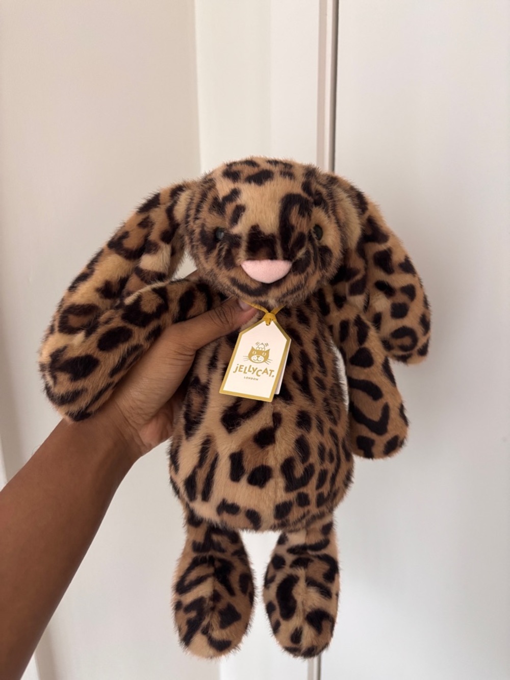 Jellycat Cobblehop Leopard Print Bunny Plush